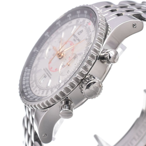 Montre Breitling - Montre Navitimer Montbrillant chronographe automatique en acier inoxydable et cuir 58 Facettes i25loxio88