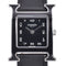 Montre Hermès - Montre Heure H à quartz en métal plaqué et cuir 58 Facettes nn5bskj36t