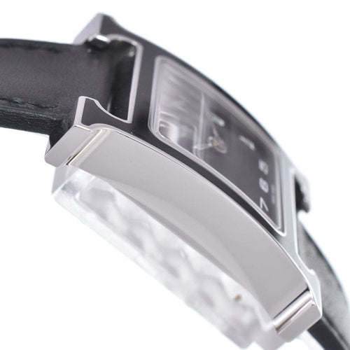 Montre Hermès - Montre Heure H à quartz en métal plaqué et cuir 58 Facettes nn5bskj36t