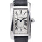 Montre Cartier Tank Américaine - Montre à quartz en acier inoxydable et alligator 58 Facettes whgjyljuvr