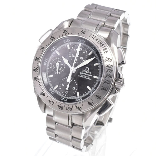 Montre Omega - Montre Speedmaster chronographe automatique en acier 58 Facettes jhpal0lo3m