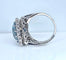 Bague 53 Bague en or blanc 18 carats, aigue-marine et diamants 58 Facettes AB754