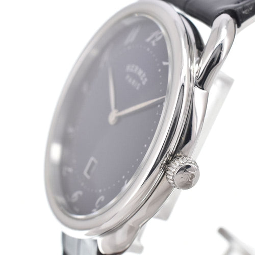 Montre Hermès - Montre Arceau à quartz en acier inoxydable et alligator 58 Facettes k5h5t669n2
