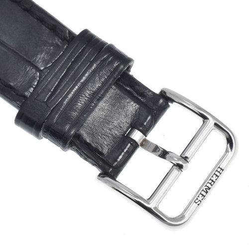 Montre Hermès - Montre Arceau à quartz en acier inoxydable et alligator 58 Facettes k5h5t669n2