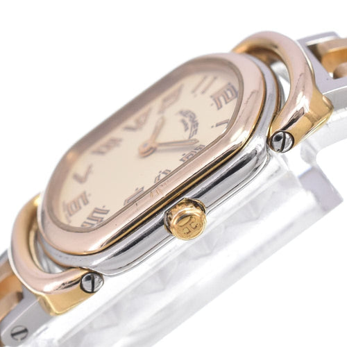 Montre Hermès - Montre Rallye à quartz en acier inoxydable et métal plaqué 58 Facettes um216axdr2