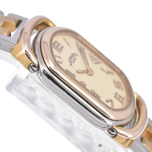 Montre Hermès - Montre Rallye à quartz en acier inoxydable et métal plaqué 58 Facettes um216axdr2