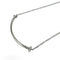 Pendentif Tiffany & Co. - Pendentif T Smile en or blanc 18k et diamants 58 Facettes seygarzv4y