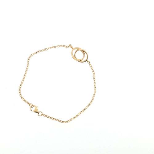 Bracelet Cartier - Bracelet LOVE en or jaune 18 carats, deux anneaux entrelacés 58 Facettes UN-1762