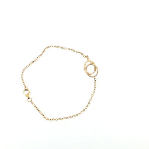 Bracelet Cartier - Bracelet LOVE en or jaune 18 carats, deux anneaux entrelacés 58 Facettes UN-1762