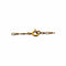 Collier Chaîne maille Figaro en or jaune 750, 52 cm 58 Facettes 330104695