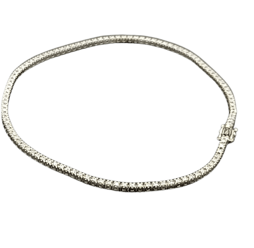Bracelet Bracelet tennis en or gris 18K serti de diamants naturels 58 Facettes NIC/9/76/15/B