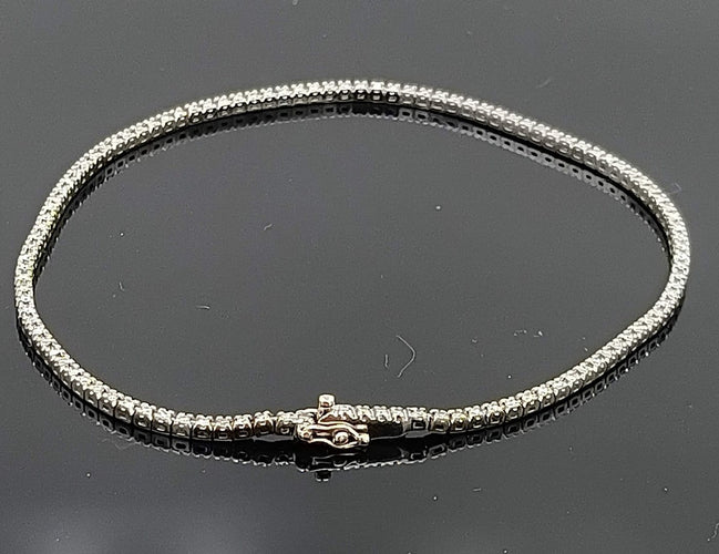 Bracelet Bracelet tennis en or gris 18K serti de diamants naturels 58 Facettes NIC/9/76/15/B