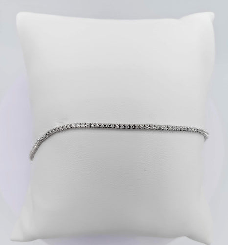 Bracelet Bracelet tennis en or gris 18K serti de diamants naturels 58 Facettes NIC/9/76/15/B
