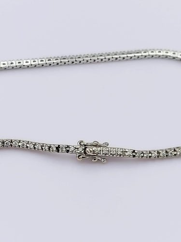 Bracelet Bracelet tennis en or gris 18K serti de diamants naturels 58 Facettes NIC/9/76/15/B