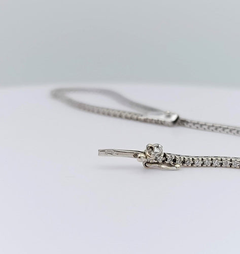 Bracelet Bracelet tennis en or gris 18K serti de diamants naturels 58 Facettes NIC/9/76/15/B