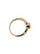 Bague 56 Bague de fiançailles italienne - Solitaire en diamant, or jaune 18 carats, certifiée HRD 58 Facettes A2125