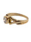 Bague 56 Bague de fiançailles italienne - Solitaire en diamant, or jaune 18 carats, certifiée HRD 58 Facettes A2125