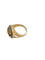 Bague 54 Bague cocktail certifiée IGI en or jaune et blanc 18 carats, quartz et diamants 58 Facettes A2120