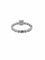 Bague 56 Bague de fiançailles française certifiée HRD en or blanc 18 carats, sertie de diamants 58 Facettes A2119
