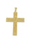 Croix - Or jaune 18 carats, fabrication française, motif fleur de lys 58 Facettes P1918