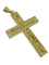 Croix - Or jaune 18 carats, fabrication française, motif fleur de lys 58 Facettes P1918