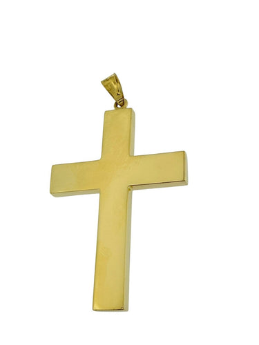 Croix - Or jaune 18 carats, fabrication française, motif fleur de lys 58 Facettes P1918