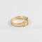 Bague 54 Philippe Tournaire - Bague trilogie signée en or jaune et diamants 58 Facettes