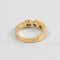 Bague 54 Philippe Tournaire - Bague trilogie signée en or jaune et diamants 58 Facettes