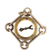Pendentif Pendentif boussole ancien en or jaune 14 carats, époque édouardienne 58 Facettes