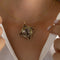 Pendentif Pendentif boussole ancien en or jaune 14 carats, époque édouardienne 58 Facettes