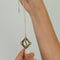 Pendentif Pendentif boussole ancien en or jaune 14 carats, époque édouardienne 58 Facettes