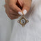 Pendentif Pendentif boussole ancien en or jaune 14 carats, époque édouardienne 58 Facettes