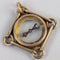 Pendentif Pendentif boussole ancien en or jaune 14 carats, époque édouardienne 58 Facettes