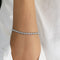 Bracelet Bracelet tennis en or blanc 18 carats, diamants 1,38 ct 58 Facettes