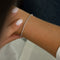 Bracelet Bracelet tennis fin en or blanc 18 carats, diamants 0,77 ct, serti griffes 58 Facettes