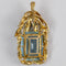 Pendentif Pendentif vintage des années 1970 en or jaune 18 carats, aigue-marine et diamants 58 Facettes