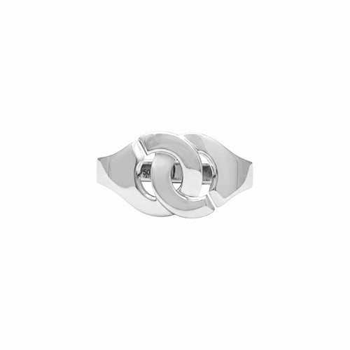 Bague 53 Dinh Van - Bague Menottes R10 en or blanc 750 58 Facettes 36099