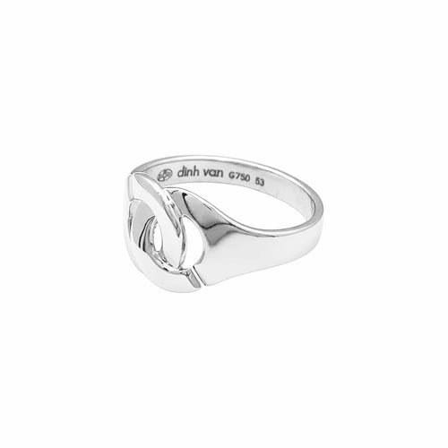 Bague 53 Dinh Van - Bague Menottes R10 en or blanc 750 58 Facettes 36099