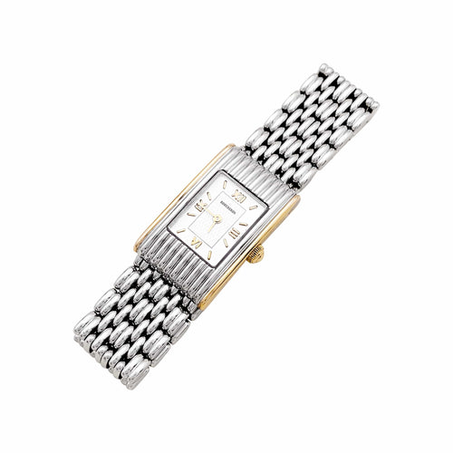 Montre Boucheron - Montre Reflet en acier et or jaune 750/000, petit modèle 58 Facettes 36104
