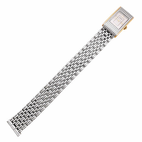 Montre Boucheron - Montre Reflet en acier et or jaune 750/000, petit modèle 58 Facettes 36104