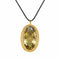 Pendentif Pendentif en fils d’or jaune 750 avec prasiolite 58 Facettes 36033
