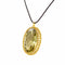 Pendentif Pendentif en fils d’or jaune 750 avec prasiolite 58 Facettes 36033