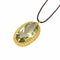 Pendentif Pendentif en fils d’or jaune 750 avec prasiolite 58 Facettes 36033