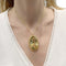 Pendentif Pendentif en fils d’or jaune 750 avec prasiolite 58 Facettes 36033