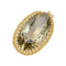 Pendentif Pendentif en fils d’or jaune 750 avec prasiolite 58 Facettes 36033