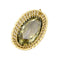 Pendentif Pendentif en fils d’or jaune 750 avec prasiolite 58 Facettes 36033