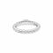Bague 52 Van Cleef & Arpels - Bague solitaire Perlée en or blanc et diamant 58 Facettes 36071