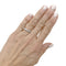 Bague 51 Van Cleef & Arpels - Bague Perlée moyen modèle en or blanc 750 58 Facettes 36073