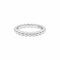 Bague 51 Van Cleef & Arpels - Bague Perlée moyen modèle en or blanc 750 58 Facettes 36073