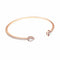 Bracelet Messika - Bracelet jonc My Twin Toi & Moi pavé petit modèle en or rose et diamants 58 Facettes 36086